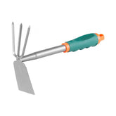 Hectarul - Sapaliga metalica pentru gradina cu 3 dinti si maner antiderapant din cauciuc T816F